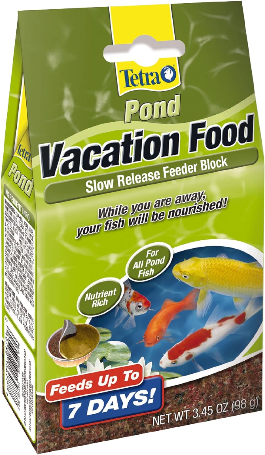 TetraPond Vacation Food Slow Release Feeder Block, 3.45 Ounce - 16477